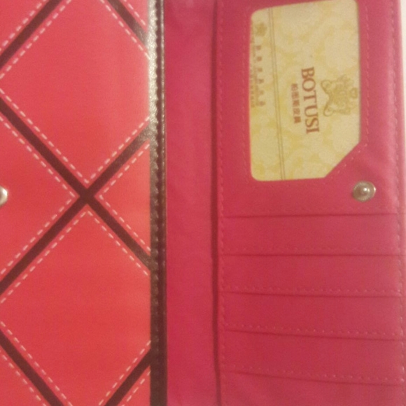Pink and black Botusi wallet - Picture 5 of 8